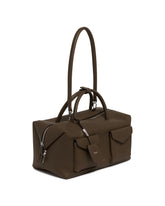 Borsa Bauletto Large Holdall Cargo in Pelle Verde | PDP | Antonia