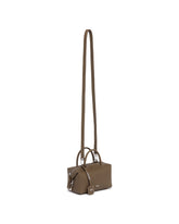 Taupe Holdall Small Bauletto Bag | PDP | Antonia