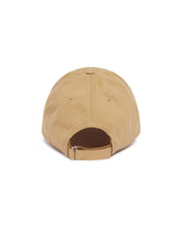 Beige Cotton Logo Cap - MONCLER WOMEN | PLP | Antonia