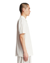 White Triple Patch Polo Shirt | PDP | Antonia