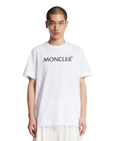 White Cotton Logo T-Shirt - Moncler men | PLP | Antonia