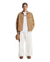 White Cotton Logo T-Shirt - Moncler men | PLP | Antonia