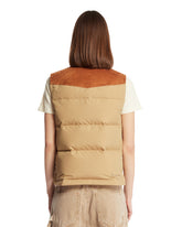Beige Padded Gilet | PDP | Antonia