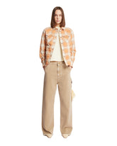 Beige Quilted Check Shirt - Women's shirts | PLP | Antonia