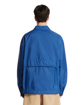 Blue Brive Foldable Shirt Jacket | PDP | Antonia