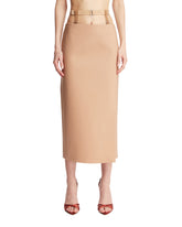 Pink Suspended Pencil Skirt - MUGLER WOMEN | PLP | Antonia