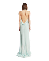 Green Draped Halterneck Dress | PDP | Antonia