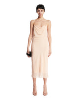 Abito Midi In Seta Rosa - ABITI DONNA | PLP | Antonia