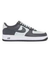 White and Gray Air Force 1 Sneakers | PDP | Antonia