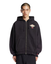 Air Jordan x Levi's Black Printed Hoodie | PDP | Antonia