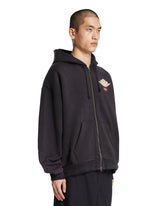 Air Jordan x Levi's Black Printed Hoodie | PDP | Antonia