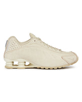 Natural Beige Shox R4 QS Sneakers | PDP | Antonia