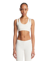 NikeSKIMS White Double-Strap U-Neck Top - APPLIED ART FORMS MEN | PLP | Antonia