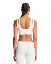 NikeSKIMS White Double-Strap U-Neck Top | PDP | Antonia