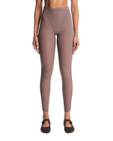 NikeSKIMS Brown High-Waisted Leggings | PDP | Antonia