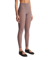 NikeSKIMS Brown High-Waisted Leggings | PDP | Antonia