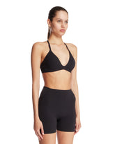 NikeSKIMS Black Studio Stretch Triangle Top | PDP | Antonia