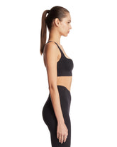 NikeSKIMS Black Studio Stretch Square-Neck Top | PDP | Antonia