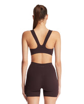 NikeSKIMS Brown Studio Stretch Square-neck Top | PDP | Antonia