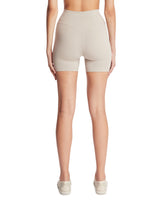 NikeSKIMS Beige Studio Stretch Shorts | PDP | Antonia