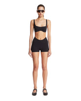 NikeSKIMS Black Studio Stretch Shorts | PDP | Antonia