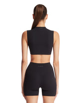 NikeSKIMS Black Studio Stretch Mock-Neck Top | PDP | Antonia