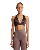 NikeSKIMS Brown Racer Top | PDP | Antonia