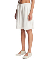 NikeSKIMS White Airy Relaxed Shorts | PDP | Antonia