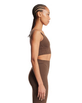 NikeSKIMS Brown Longline Top | PDP | Antonia
