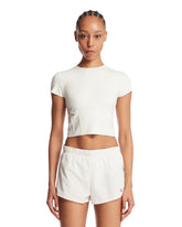 NikeSKIMS White Cropped Corset T-Shirt - APPLIED ART FORMS MEN | PLP | Antonia