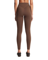 NikeSKIMS Brown High-Waisted Leggings | PDP | Antonia
