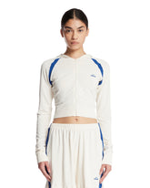 White Zip-Up Hoodie | PDP | Antonia
