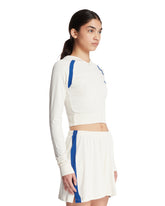 White Zip-Up Hoodie | PDP | Antonia