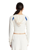 White Zip-Up Hoodie | PDP | Antonia