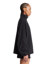 NikeSKIMS Black Oversized Nylon Jacket | PDP | Antonia
