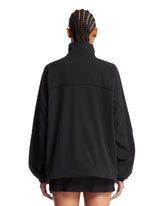 NikeSKIMS Black Oversized Nylon Jacket | PDP | Antonia
