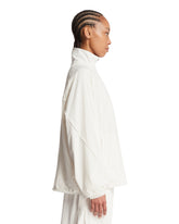 NikeSKIMS White Oversized Sport Jacket | PDP | Antonia