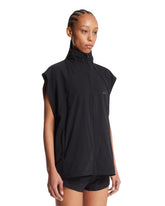 NikeSKIMS Oversized Black Stretch Nylon Vest | PDP | Antonia