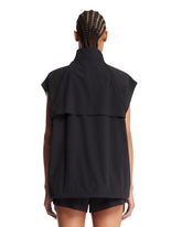 NikeSKIMS Oversized Black Stretch Nylon Vest | PDP | Antonia