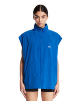 NikeSKIMS Blue Oversized Stretch Nylon Vest | PDP | Antonia