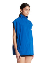 NikeSKIMS Blue Oversized Stretch Nylon Vest | PDP | Antonia