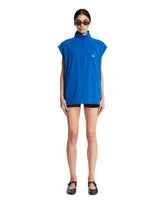 NikeSKIMS Blue Oversized Stretch Nylon Vest | PDP | Antonia