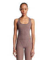 NikeSKIMS Brown Racer Top | PDP | Antonia