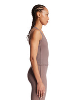 NikeSKIMS Brown Racer Top | PDP | Antonia