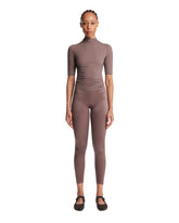 NikeSKIMS Brown Mock Neck Top | PDP | Antonia