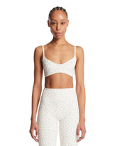 NikeSKIMS Top Micro Scoop A Fiori Bianco - NIKE | PLP | Antonia