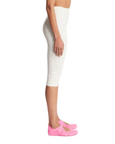 NikeSKIMS White Floral Cropped High-Waisted Leggings | PDP | Antonia