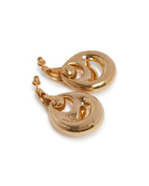 Gold Blow Up Teardrop Earrings | PDP | Antonia