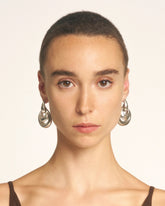 Orecchini A Goccia Blow Up Argentati | All | Antonia