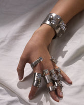 Hand Bracelet Diamanti Armour Argentato | All | Antonia